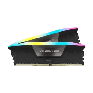 رم کورسیر Corsair Vengeance RGB DDR5 64GB Dual 6600MHz CL32 Black