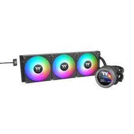 خنک کننده مایع پردازنده ترمالتیک مدل Thermaltake TH360 V2 Ultra EX ARGB - Black