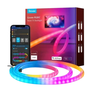 نور پس زمینه هوشمند GoVee RGBIC Neon مخصوص تلویزیون