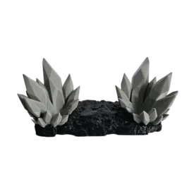 پایه گیم پد روسان طرح کریستال خاکستری مخصوص Professional Nintendo Switch Controller