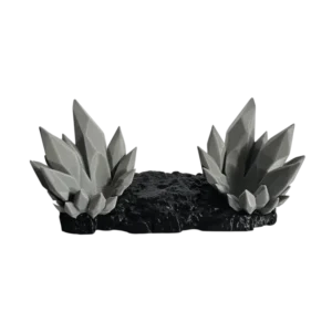 پایه گیم پد روسان طرح کریستال خاکستری مخصوص Professional Nintendo Switch Controller