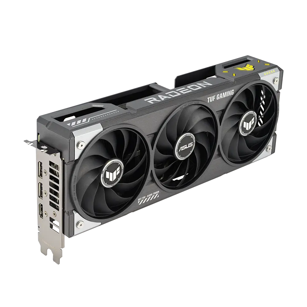 کارت گرافیک سافایر مدل ASUS TUF Gaming RX 9060 XT OC 16GB کارت گرافیک سافایر مدل ASUS TUF Gaming RX 9060 XT OC 16GB