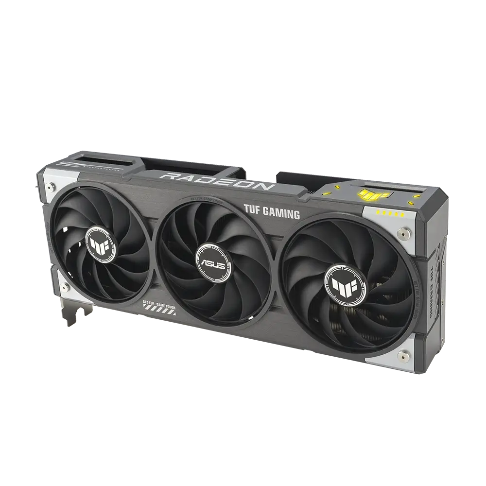 کارت گرافیک سافایر مدل ASUS TUF Gaming RX 9060 XT OC 16GB کارت گرافیک سافایر مدل ASUS TUF Gaming RX 9060 XT OC 16GB