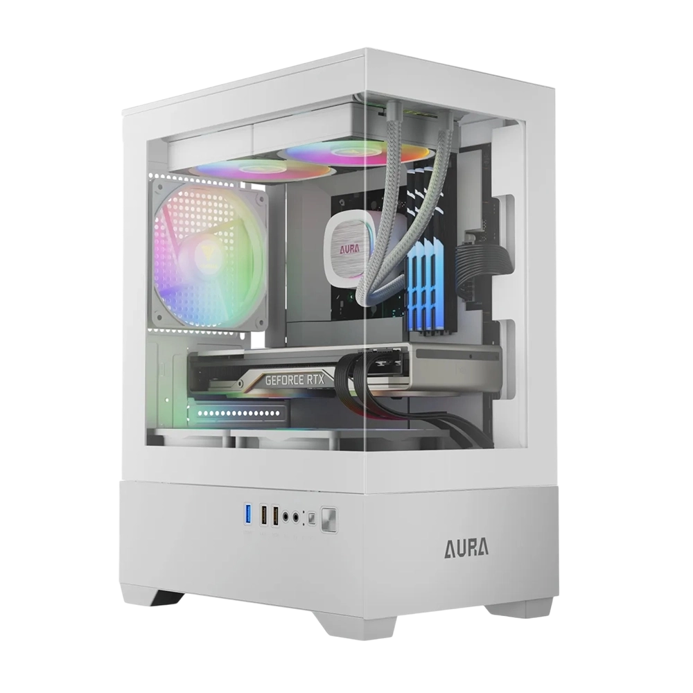 کیس گیم دیاس مدل Gamdias AURA GC9M ARGB - White کیس گیم دیاس مدل Gamdias AURA GC9M ARGB - White