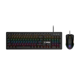 باندل کیبورد و ماوس با سیم ام اس آی FORGE GK300 COMBO - BLUE SWITCHES