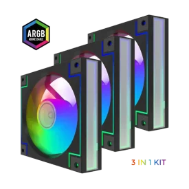 خنک کننده کیس گیم مکس GameMax RD300 - Black - 3 in 1