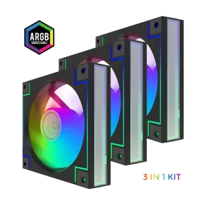 خنک کننده کیس گیم مکس GameMax RD300 - Black - 3 in 1