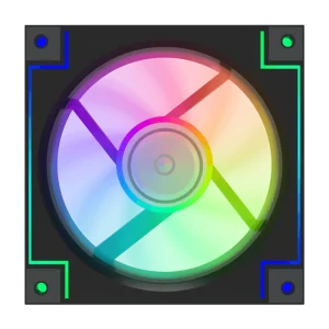 خنک کننده کیس گیم مکس GameMax RD300 - Black - 3 in 1