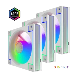 خنک کننده کیس گیم مکس GameMax RD300 - White - 3 in 1