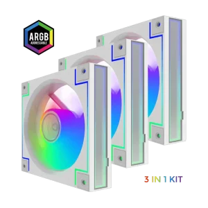 خنک کننده کیس گیم مکس GameMax RD300 - White - 3 in 1